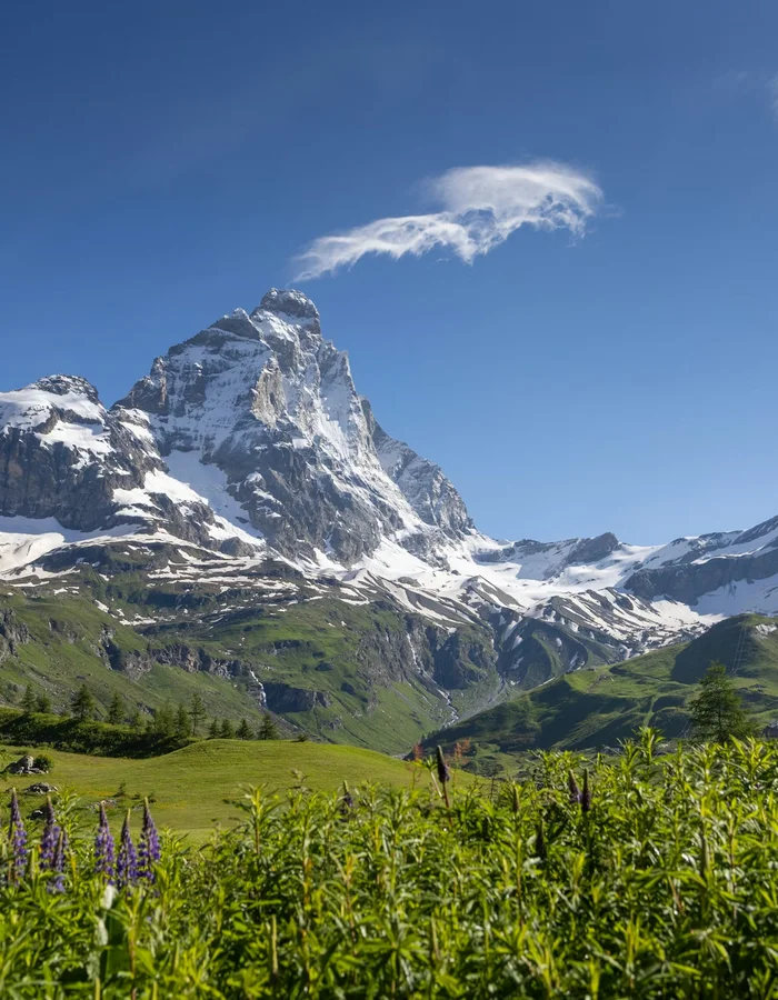 Fuori dai nostri hotel: il Cervino, una vetta leggendaria. Fuori dai nostri hotel: il Cervino, una vetta leggendaria.