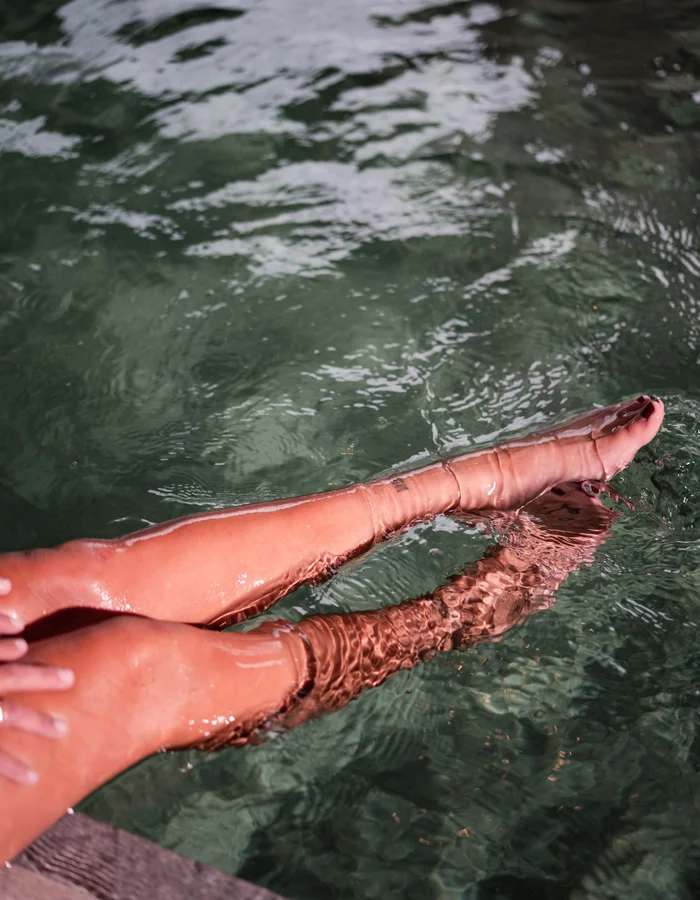 Gli spazi e lo spa dello Chalet Il Gufo: puro design