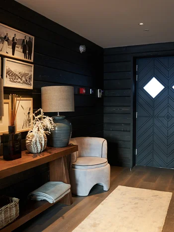 Gli spazi e lo spa dello Chalet Il Gufo: puro design